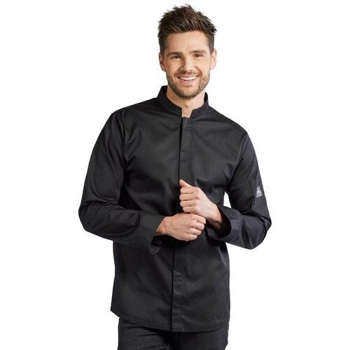 Chaud Devant Koszula kucharska z długim rękawem Chaud Devant HU525-3XL rozmiar: 3XL czarna Chaud Devant Koszula kucharska z długim rękawem Chaud Devant HU525-3XL rozmiar: 3XL czarna