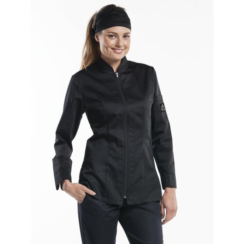 Chaud Devant Koszula kucharska z długim rękawem Chaud Devant Monza H624-XL rozmiar: XL czarna
