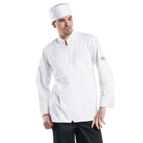 Chaud Devant Koszula kucharska z krótkim rękawem Chaud Devant Monza H625-XL rozmiar: XL biała Chaud Devant Koszula kucharska z krótkim rękawem Chaud Devant Monza H625-XL rozmiar: XL biała