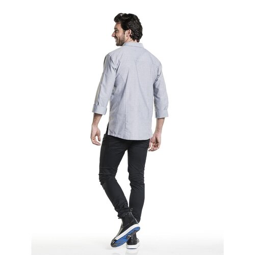 Chaud Devant Koszula kucharska z rękawem 3/4 Chaud Devant Nordic BA013-XL rozmiar: XL szara Chaud Devant Koszula kucharska z rękawem 3/4 Chaud Devant Nordic BA013-XL rozmiar: XL szara