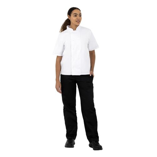 Nisbets Essentials Koszula kucharska z krótkim rękawem damska Nisbets Essentials BB547-2XL rozmiar: 2XL biała