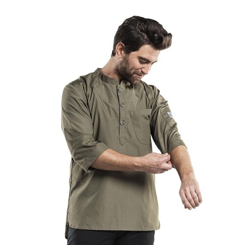 Chaud Devant Koszula damska z rękawem 3/4 rozmiar XL, Chaud Devant Bujutsu BA020-XL, zielona Chaud Devant Koszula damska z rękawem 3/4 rozmiar XL, Chaud Devant Bujutsu BA020-XL, zielona