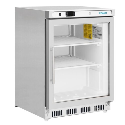 Polar Refrigeration  Minibar z drzwiami przeszklonymi 129L, -22 do -18°C, 270W, Polar C-Series PC008
