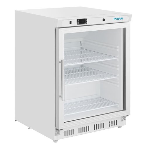 Polar Refrigeration Minibar z drzwiami przeszklonymi 150L, 2 do 8°C, 150W, Polar C-Series CZ785, biała Polar Refrigeration Minibar z drzwiami przeszklonymi 150L, 2 do 8°C, 150W, Polar C-Series CZ785, biała