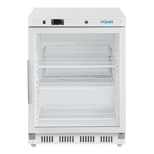 Polar Refrigeration Minibar z drzwiami przeszklonymi 150L, 2 do 8°C, 150W, Polar C-Series CZ785, biała Polar Refrigeration Minibar z drzwiami przeszklonymi 150L, 2 do 8°C, 150W, Polar C-Series CZ785, biała
