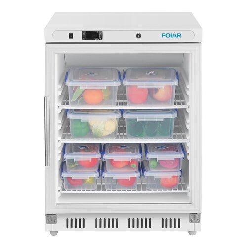 Polar Refrigeration Minibar z drzwiami przeszklonymi 150L, 2 do 8°C, 150W, Polar C-Series CZ785, biała Polar Refrigeration Minibar z drzwiami przeszklonymi 150L, 2 do 8°C, 150W, Polar C-Series CZ785, biała