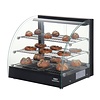 Nisbets Essentials Nablatowa witryna grzewcza 82L, 30 do 90°C, 800W, z szybą giętą Nisbets Essentials HW929, 458x554x(h)500 mm