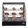Nisbets Essentials Nablatowa witryna grzewcza 82L, 30 do 90°C, 800W, z szybą giętą Nisbets Essentials HW929, 458x554x(h)500 mm