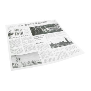 Sier Disposables Papier tłuszczoodporny do zawijania 300x300 mm, Sier Disposables HZ707 (300 szt.)