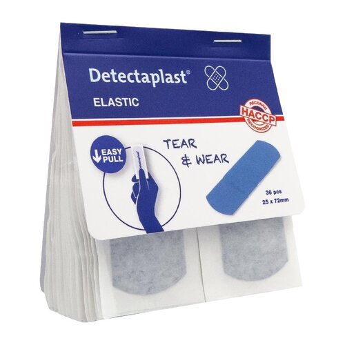 Detectaplast Plastry elastyczne 25x72 mm, Detectaplast GP597 (100 szt.) Detectaplast Plastry elastyczne 25x72 mm, Detectaplast GP597 (100 szt.)