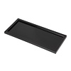 Geen Merk Prostokątna taca 107x244 mm, z akrylu, Geen Merk GF952, czarna