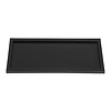 Geen Merk Prostokątna taca 107x244 mm, z akrylu, Geen Merk GF952, czarna