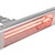 Tristar Promiennik tarasowy montowany na ścianie 608x(h)110 mm, Tristar HU418