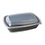 FastPac Pudełko na jedzenie 900 ml, 230x168x(h)48 mm, FastPac DE763 (300 szt.)