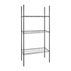 Nisbets Essentials Regał magazynowy z 3 półkami drucianymi 457x915x(h)1820 mm, Nisbets Essentials DC819