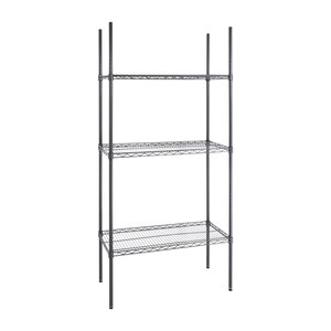Nisbets Essentials Regał magazynowy z 3 półkami drucianymi 457x915x(h)1820 mm, Nisbets Essentials DC819 Nisbets Essentials Regał magazynowy z 3 półkami drucianymi 457x915x(h)1820 mm, Nisbets Essentials DC819