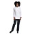 Chaud Devant Spodnie kucharskie damskie rozmiar XXL, Chaud Devant Skinny Denim B519-XXL, czarne