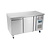 Polar Refrigeration  Stół chłodniczy 2-drzwiowy 190L, 1/1 GN, od -2 do 8°C, Polar U-Series UA047, 700x1360x(h)850 mm, agregat boczny