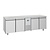 Polar Refrigeration  Stół chłodniczy 3-drzwiowy 632 L. 1/1 GN, od -2 do 8°C, Polar U-Series UA074, 700x2270x(h)850 mm, agregat umieszczony centralnie