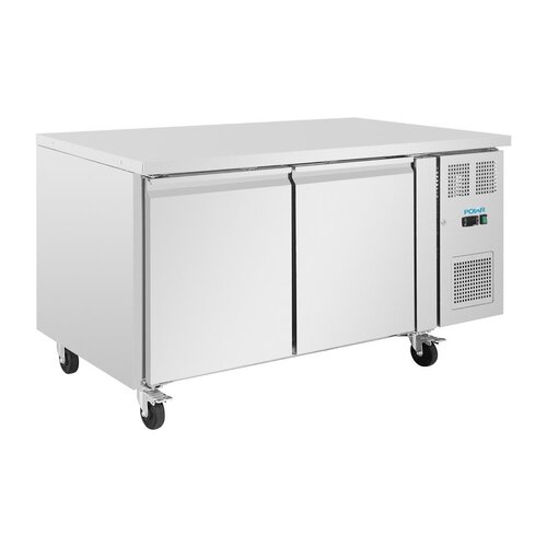 Polar Refrigeration Stół chłodniczy 2-drzwiowy 427L, od 2 do 8°C, Polar U-Series UA083, 800x1510x(h)860 mm, agregat boczny Polar Refrigeration Stół chłodniczy 2-drzwiowy 427L, od 2 do 8°C, Polar U-Series UA083, 800x1510x(h)860 mm, agregat boczny