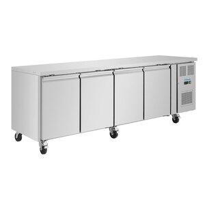 Polar Refrigeration  Stół chłodniczy 4-drzwiowy 393L, 1/1 GN, od -2 do 8°C, Polar U-Series UA049, 700x2230x(h)850 mm, agregat boczny Polar Refrigeration  Stół chłodniczy 4-drzwiowy 393L, 1/1 GN, od -2 do 8°C, Polar U-Series UA049, 700x2230x(h)850 mm, agregat boczny