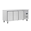 Polar Refrigeration  Stół chłodniczy 4-drzwiowy 417L, 1/1 GN, od -2 do 8°C, Polar U-Series UA048, 700x1795x(h)850 mm, agregat boczny