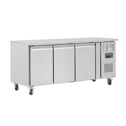 Polar Refrigeration Stół chłodniczy 4-drzwiowy 417L, 1/1 GN, od -2 do 8°C, Polar U-Series UA048, 700x1795x(h)850 mm, agregat boczny Polar Refrigeration Stół chłodniczy 4-drzwiowy 417L, 1/1 GN, od -2 do 8°C, Polar U-Series UA048, 700x1795x(h)850 mm, agregat boczny