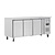 Polar Refrigeration  Stół chłodniczy 4-drzwiowy 417L, 1/1 GN, od -2 do 8°C, Polar U-Series UA048, 700x1795x(h)850 mm, agregat boczny
