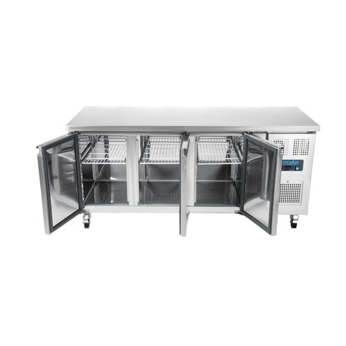 Polar Refrigeration  Stół chłodniczy 4-drzwiowy 417L, 1/1 GN, od -2 do 8°C, Polar U-Series UA048, 700x1795x(h)850 mm, agregat boczny Polar Refrigeration  Stół chłodniczy 4-drzwiowy 417L, 1/1 GN, od -2 do 8°C, Polar U-Series UA048, 700x1795x(h)850 mm, agregat boczny