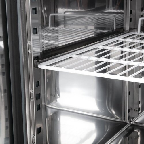 Polar Refrigeration  Stół chłodniczy 4-drzwiowy 417L, 1/1 GN, od -2 do 8°C, Polar U-Series UA048, 700x1795x(h)850 mm, agregat boczny Polar Refrigeration  Stół chłodniczy 4-drzwiowy 417L, 1/1 GN, od -2 do 8°C, Polar U-Series UA048, 700x1795x(h)850 mm, agregat boczny