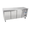 Polar Refrigeration  Stół chłodniczy 4-drzwiowy 417L, 1/1 GN, od -2 do 8°C, Polar U-Series UA048, 700x1795x(h)850 mm, agregat boczny