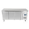 Polar Refrigeration  Stół chłodniczy 4-drzwiowy 417L, 1/1 GN, od -2 do 8°C, Polar U-Series UA048, 700x1795x(h)850 mm, agregat boczny