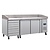 Polar Refrigeration  Stół do pizzy 2-drzwiowy z 7 szufladami 428L, od 2 do 8°C, z blatem granitowym, Polar U-Series UA080, 800x2025x(h)1000 mm, agregat boczny