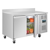 Polar Refrigeration  Stół chłodniczy przyścienny 2-drzwiowy 205L, od -2 do 8°C, Polar U-Series UA064, 700x1360x(h)950 mm, agregat boczny Polar Refrigeration  Stół chłodniczy przyścienny 2-drzwiowy 205L, od -2 do 8°C, Polar U-Series UA064, 700x1360x(h)950 mm, agregat boczny