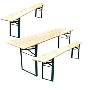 Attends Stolik piwny z ławkami 2200 mm, Attends CH438