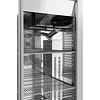 Polar Refrigeration  Szafa mroźnicza 2-drzwiowa przeszklona 2/1 GN, 1400L, -22 do -10°C, Polar U-Series UA043 810x1400x(h)2150 mm, agregat na górze
