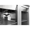 Polar Refrigeration  Szafa mroźnicza 2-drzwiowa przeszklona 2/1 GN, 1400L, -22 do -10°C, Polar U-Series UA043 810x1400x(h)2150 mm, agregat na górze