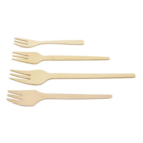 Sier Disposables Widelec bambusowy 135 mm, Sier Disposables HZ709 (100 szt.) Sier Disposables Widelec bambusowy 135 mm, Sier Disposables HZ709 (100 szt.)