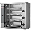 Diverso Gas rotisserie with 3 grates for 9 chickens, 12 kW, 230V, 800x400x(h)735 mm, Diverso WR-RVGS-G3