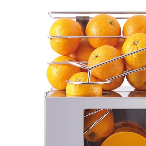 Frucosol Orange Juicer, Capacity 4 kg 20-25 Oranges/min, 300W, with Automatic Feed Frucosol Orange Juicer, Capacity 4 kg 20-25 Oranges/min, 300W, with Automatic Feed