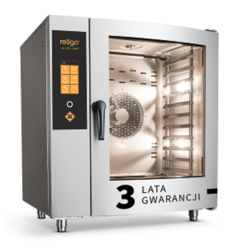 Retigo Piec konwekcyjno-parowy iniekcyjny 10x GN 1/1, elektryczny, 18.6 kW, 400V Retigo Piec konwekcyjno-parowy iniekcyjny 10x GN 1/1, elektryczny, 18.6 kW, 400V