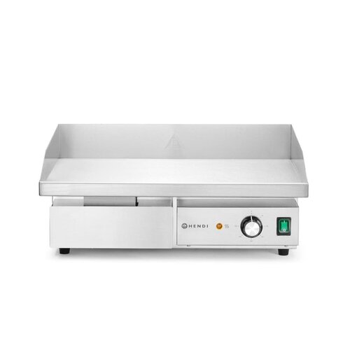 Hendi Elektryczna płyta grillowa 548x350 mm, gładka, 3 kW, 220/240 V, 300°C, Hendi Budget Line 154977