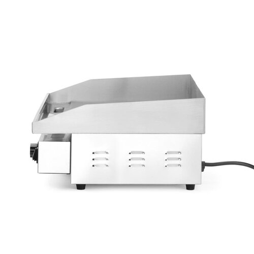 Hendi Elektryczna płyta grillowa 548x350 mm, gładka, 3 kW, 220/240 V, 300°C, Hendi Budget Line 154977