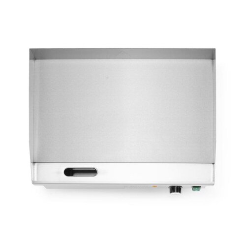 Hendi Elektryczna płyta grillowa 548x350 mm, gładka, 3 kW, 220/240 V, 300°C, Hendi Budget Line 154977