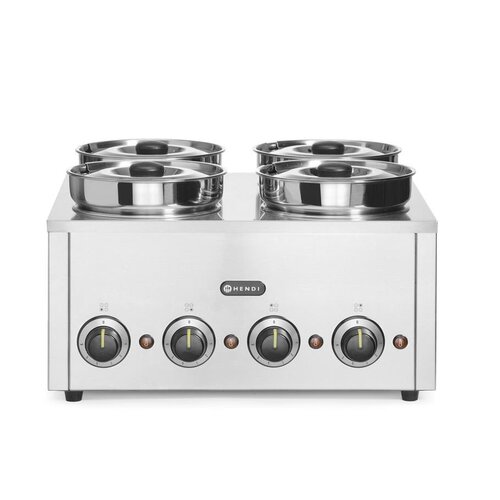 Hendi Bemar Hotpot 4x 4L, 800 W, Hendi 201466 Hendi Bemar Hotpot 4x 4L, 800 W, Hendi 201466