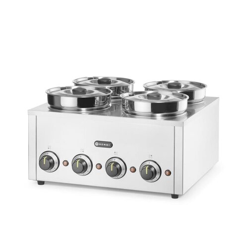 Hendi Bemar Hotpot 4x 4L, 800 W, Hendi 201466