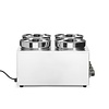 Hendi Bemar Hotpot 4x 4L, 800 W, Hendi 201466