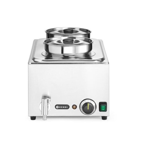 Hendi Bemar Hotpot 2x 4L, 1 kW, z kranem spusstowym, Hendi 201473 Hendi Bemar Hotpot 2x 4L, 1 kW, z kranem spusstowym, Hendi 201473