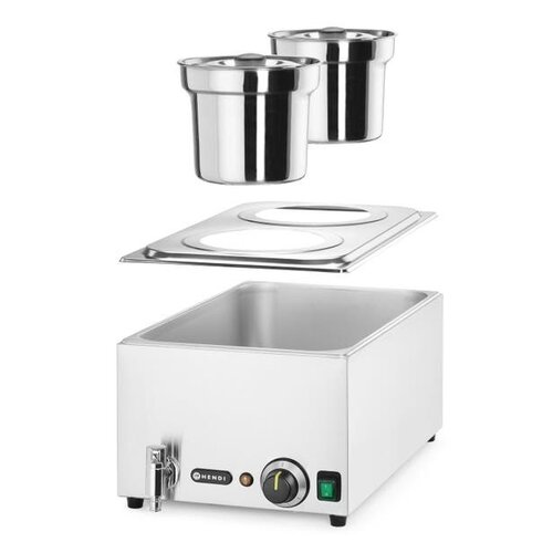Hendi Bemar Hotpot 2x 4L, 1 kW, z kranem spusstowym, Hendi 201473 Hendi Bemar Hotpot 2x 4L, 1 kW, z kranem spusstowym, Hendi 201473