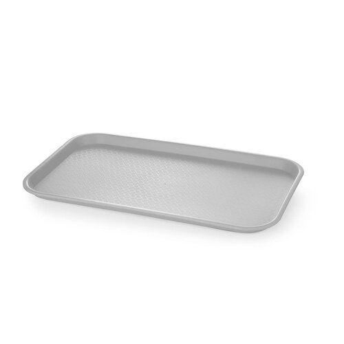 AmerBox Prostokątna taca do serwowania 530x325 mm, z polipropylenu, AmerBox 878538, jasnoszara AmerBox Prostokątna taca do serwowania 530x325 mm, z polipropylenu, AmerBox 878538, jasnoszara